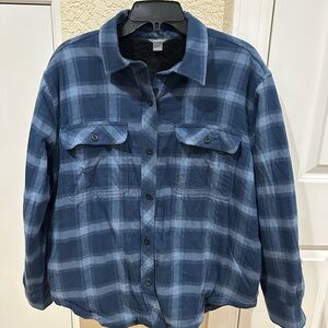 Eddie Bauer Blue Plaid Women's Jacket